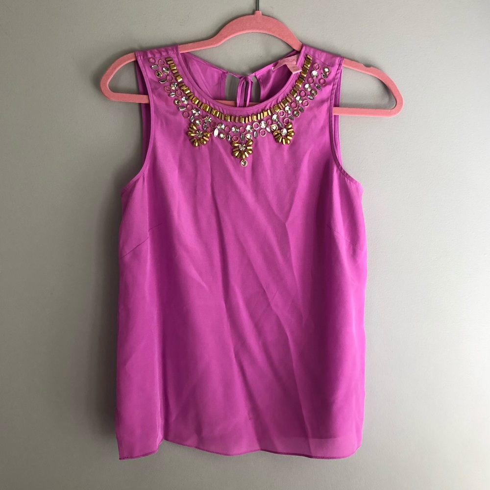 Lilly Pulitzer Corsica Silk Sleeveless Top